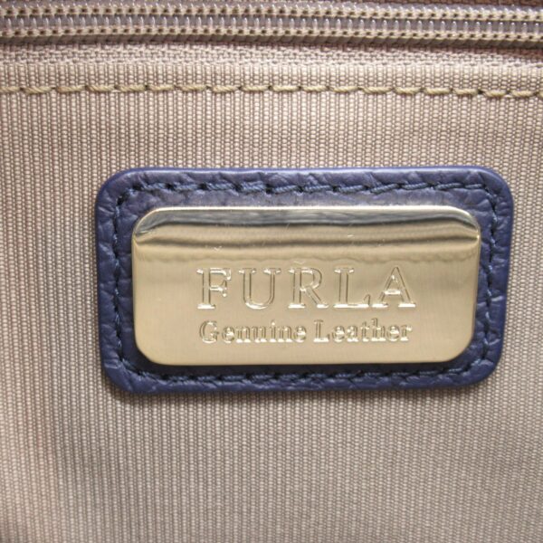 2100301126589 3 Furla 2Way Handbag Calf Leather Navy