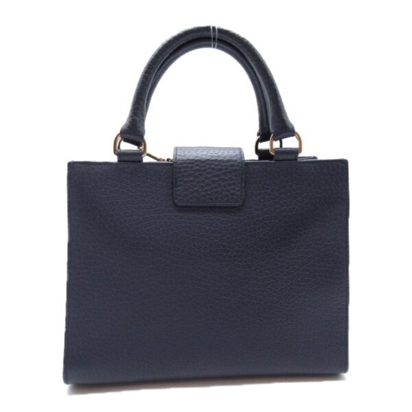 2100301126589 6 Furla 2Way Handbag Calf Leather Navy