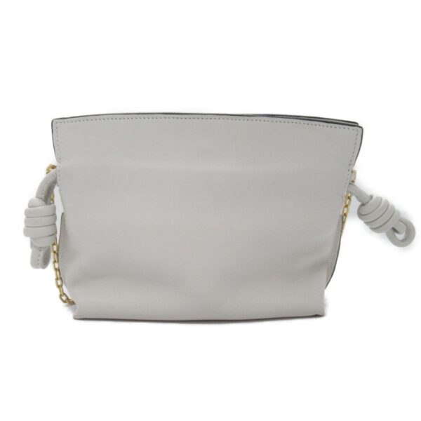 2100301127647 5 Loewe Flamenco Nano Chain Shoulder Bag Calf White