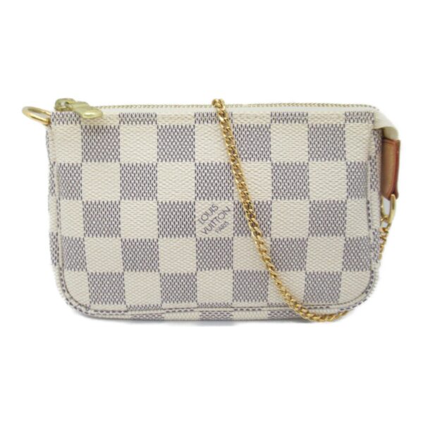 2100301129061 3 Louis Vuitton Mini Pochette Accessory Pouch Azur White