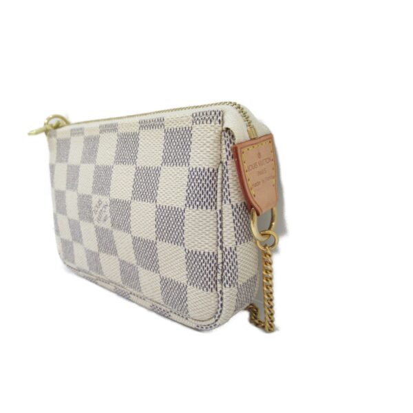 2100301129061 4 Louis Vuitton Mini Pochette Accessory Pouch Azur White