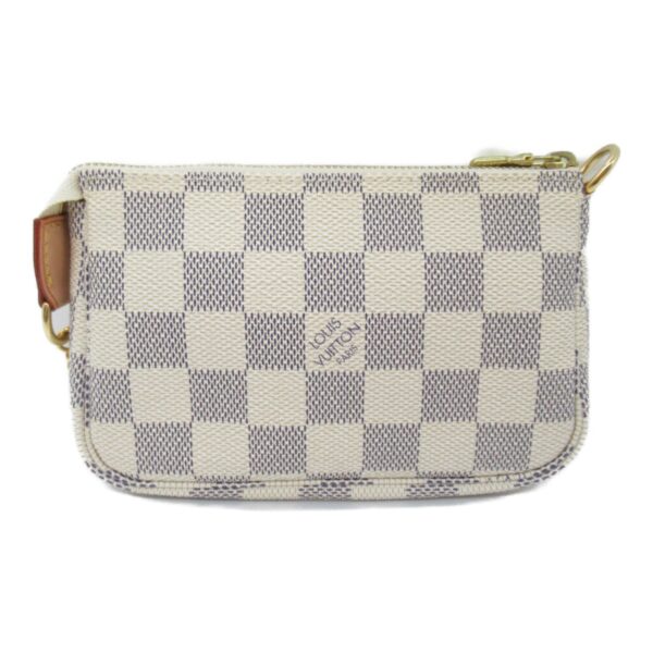 2100301129061 5 Louis Vuitton Mini Pochette Accessory Pouch Azur White