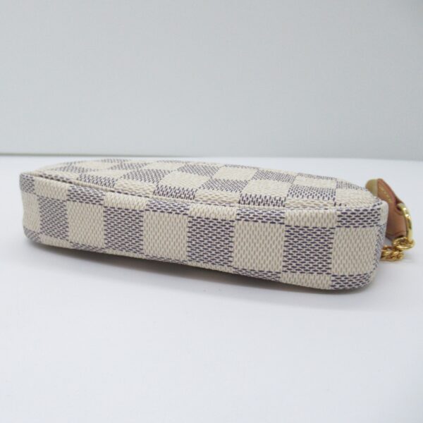 2100301129061 6 Louis Vuitton Mini Pochette Accessory Pouch Azur White