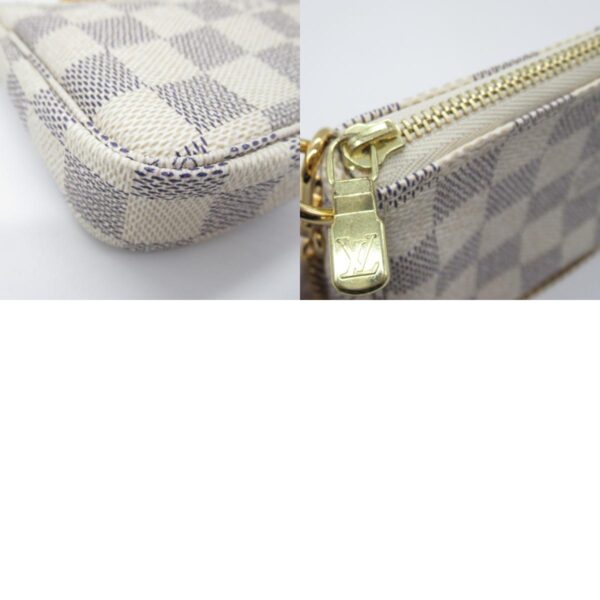 2100301129061 8c Louis Vuitton Mini Pochette Accessory Pouch Azur White