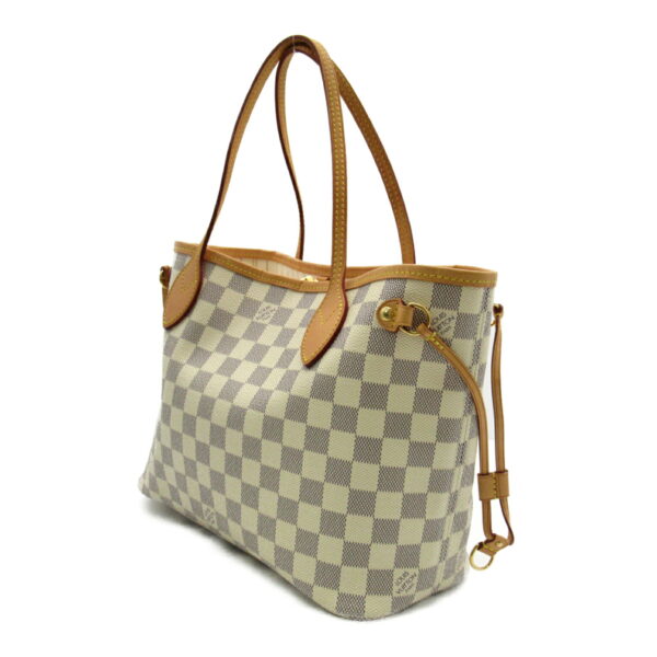 2100301131354 2 Louis Vuitton Neverfull PM Tote Bag Damier Azur Ivory