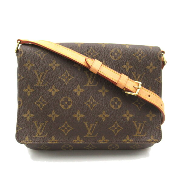 2100301141124 1 Louis Vuitton Musette Tango Short Shoulder Bag Monogram Brown