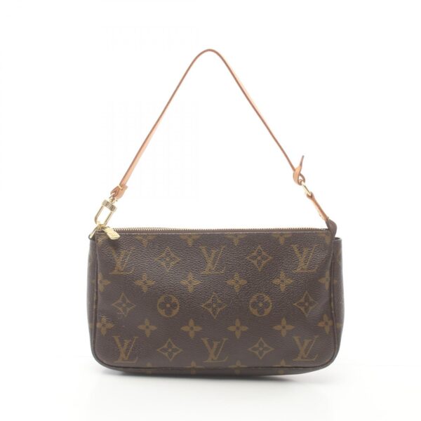 2100301141131 1 Louis Vuitton Pochette Accessory Handbag Leather Brown