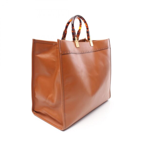 2100301141445 2 Fendi Sunshine Large Tote Bag Leather Brown