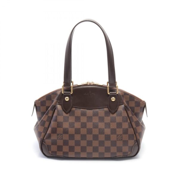 2100301142039 1 Louis Vuitton Verona PM Damier Shoulder Bag Brown