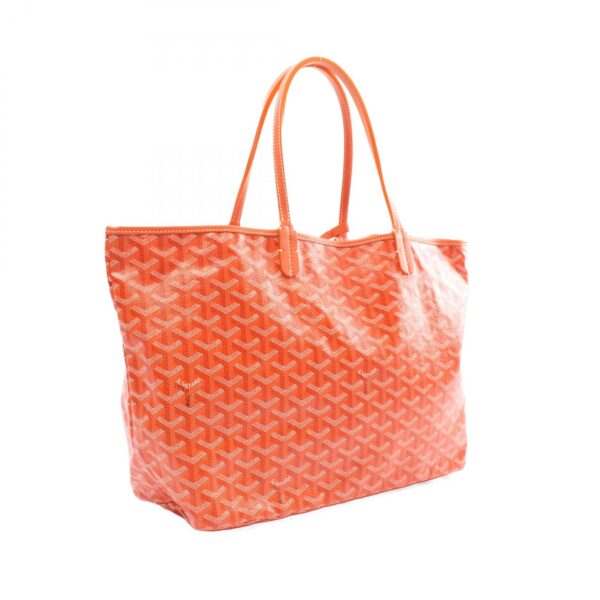 2100301142749 2 Goyard Saint Louis PM Tote Bag Leather Orange Black White