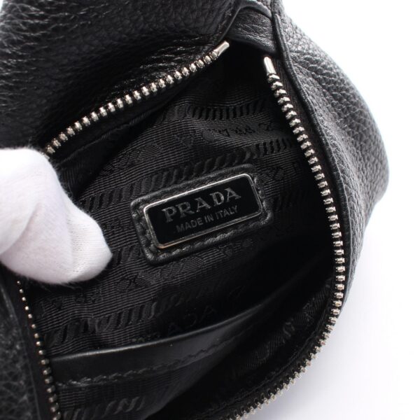 2100301142893 4 Prada Vitello Daino Waist Bag Leather Black