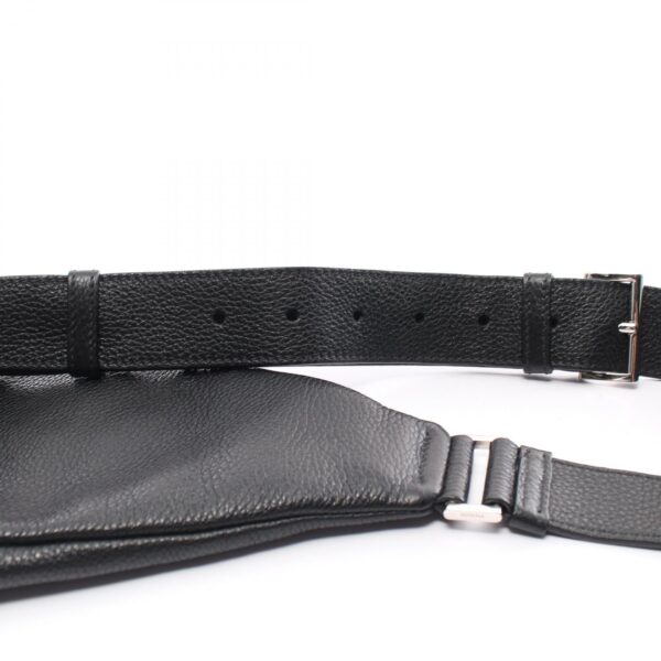 2100301142893 8 Prada Vitello Daino Waist Bag Leather Black