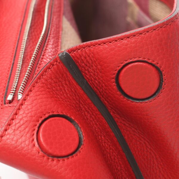 2100301143654 5 Gucci Bamboo Daily Medium Handbag Red