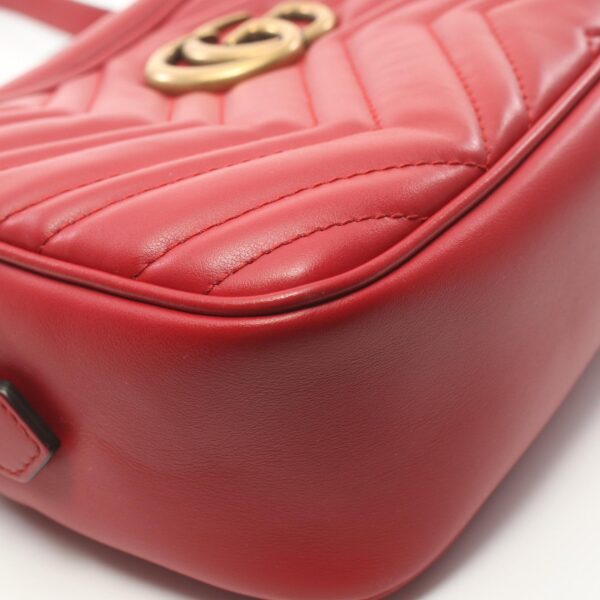 2100301149205 6 Gucci GG Marmont Shoulder Bag Leather Red