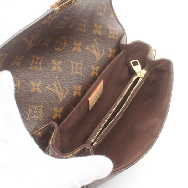 2100301149946 3 Louis Vuitton Pochette Metis EW Leather Handbag Monogram Brown