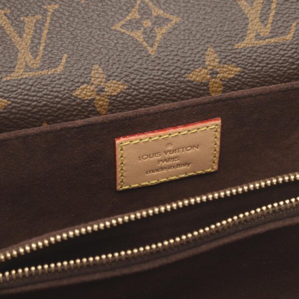 2100301149946 4 Louis Vuitton Pochette Metis EW Leather Handbag Monogram Brown