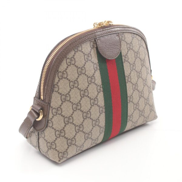 2100301152755 2 Gucci Ophidia GG Supreme Shoulder Bag Beige Brown Multicolor