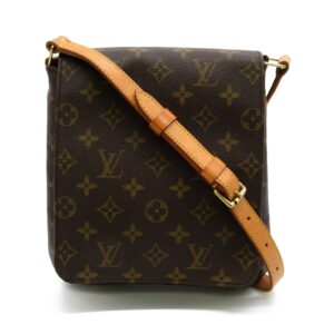 2101217303255 1 Louis Vuitton Monogram Saccious Brown 2WAY Bag Travel Bag