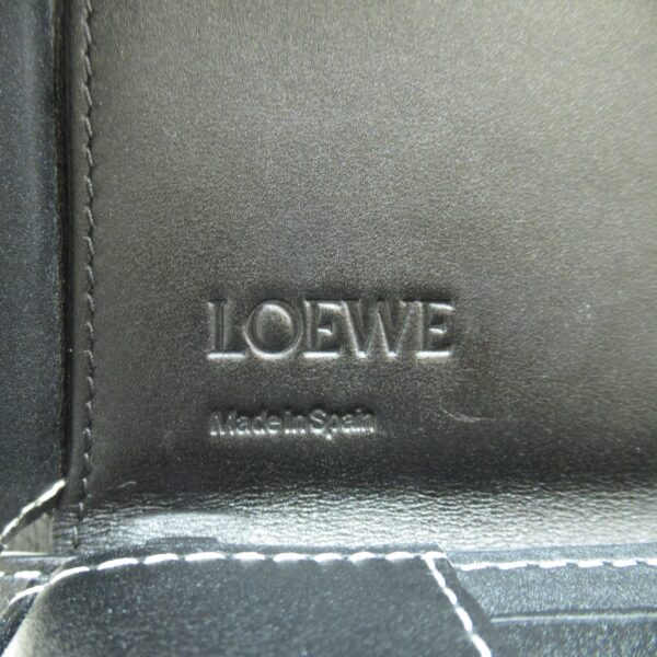 2101217411912 10 Loewe Heel Shoulder Bag Leather Black