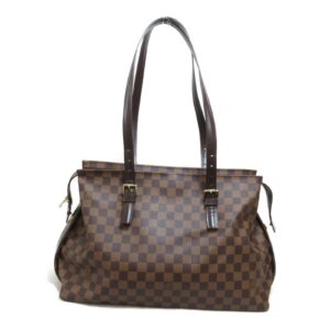 2101217467650 2 Louis Vuitton Petite Sac Plat Monogram Leather Handbag Brown