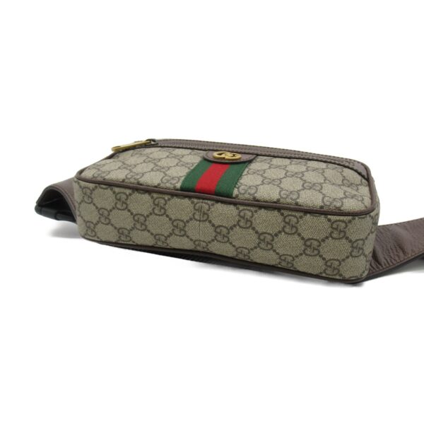 2101217484480 4 Gucci Waist Pouch M Waist Bag Body Bag Leather GG Supreme Beige Brown