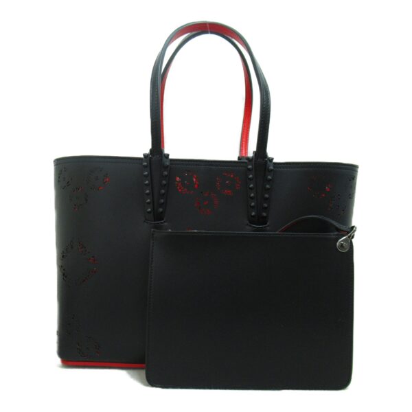 2101217485579 4 Christian Louboutin Kabata Tote Bag Calf Leather Black