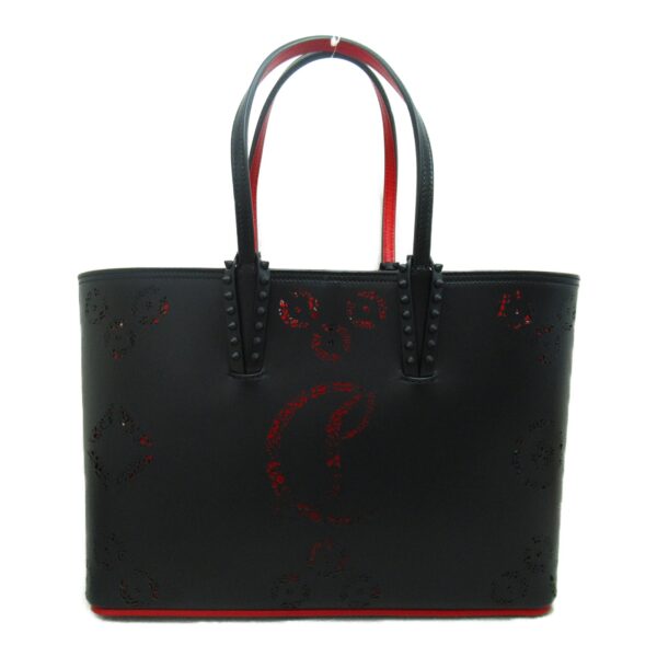 2101217485579 6 Christian Louboutin Kabata Tote Bag Calf Leather Black