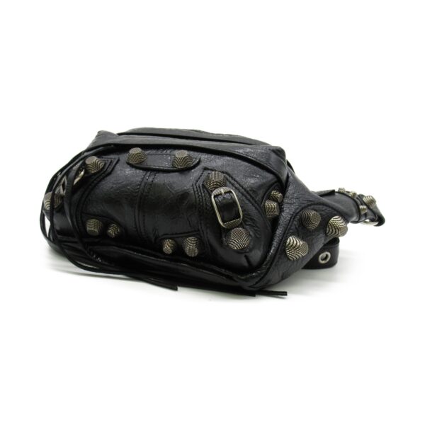 2101217494137 4 Balenciaga Waist Bag Body Bag Lambskin Black