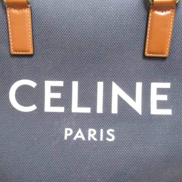 2101217500326 10 Celine Horizontal Cover Tote Bag Navy Brown