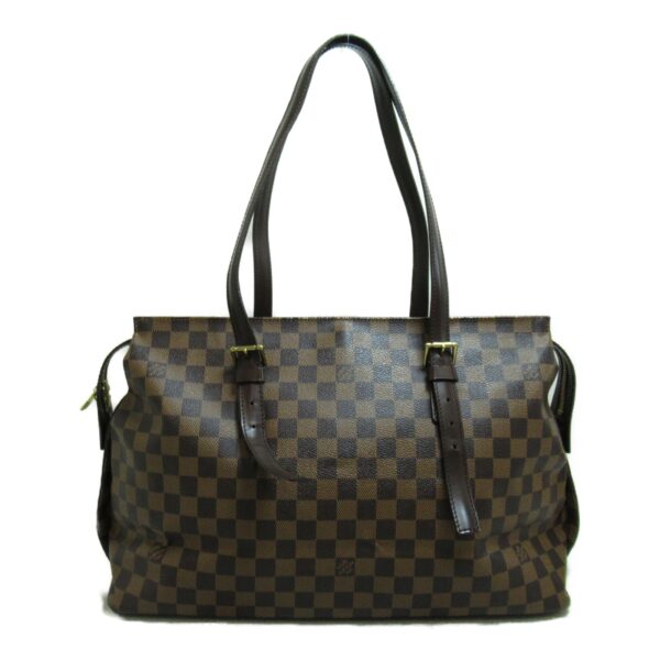 2101217515108 3 Louis Vuitton Chelsea Tote Bag Damier Brown