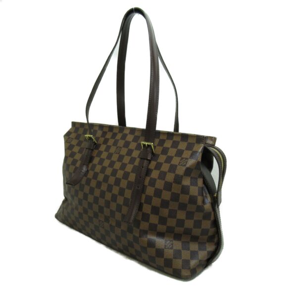 2101217515108 4 Louis Vuitton Chelsea Tote Bag Damier Brown