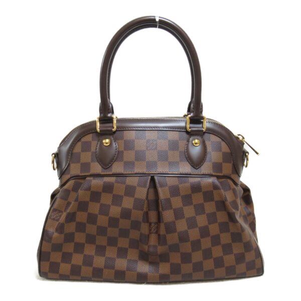 2101217521024 3 Louis Vuitton Trevi PM 2way Shoulder Bag Damier Brown