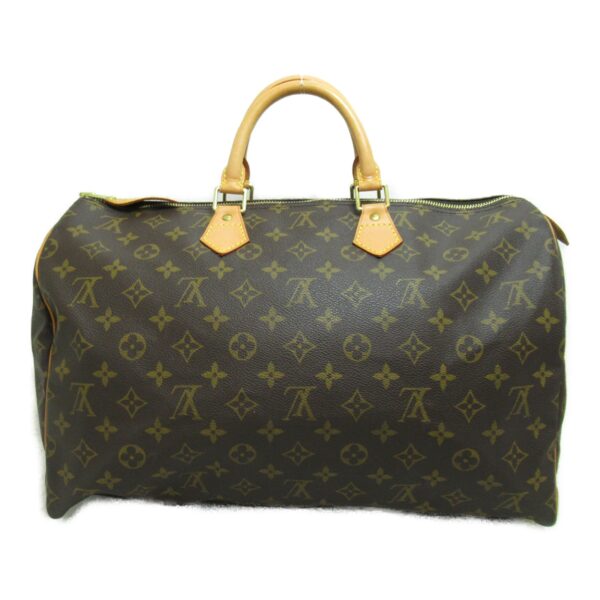 2101217537490 5 Louis Vuitton Speedy 40 Handbag Monogram Brown