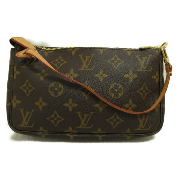 2101217540261 1 Louis Vuitton Pochette Accessoire Handbag Bag Monogram Brown