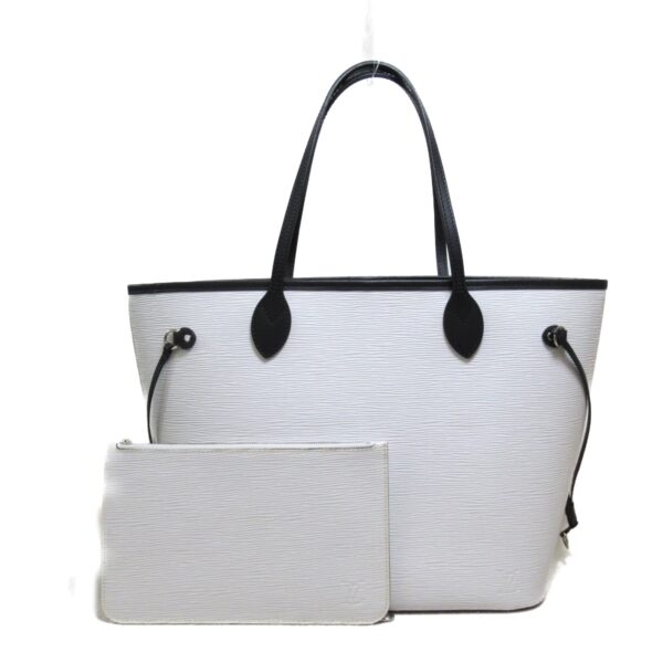 2101217547055 2 Louis Vuitton Neverfull MM Tote Bag Epi White