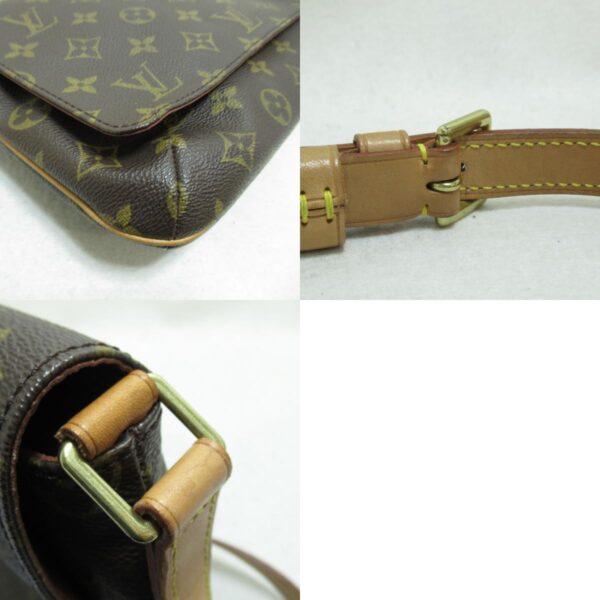 2101217568944 9c Louis Vuitton Musette Tango Long Shoulder Bag Monogram Brown