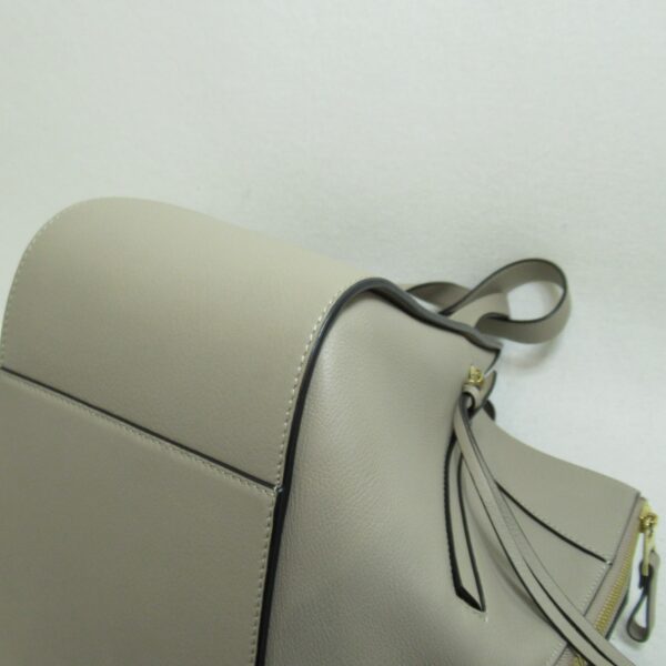 2101217571838 7 Loewe Hammock Small Shoulder Bag Leather Gray