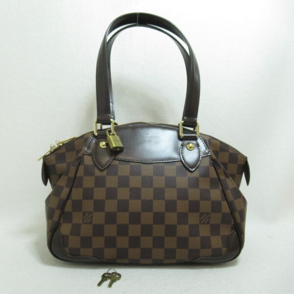 2101217582827 3 Louis Vuitton Verona PM Shoulder Bag Damier Brown