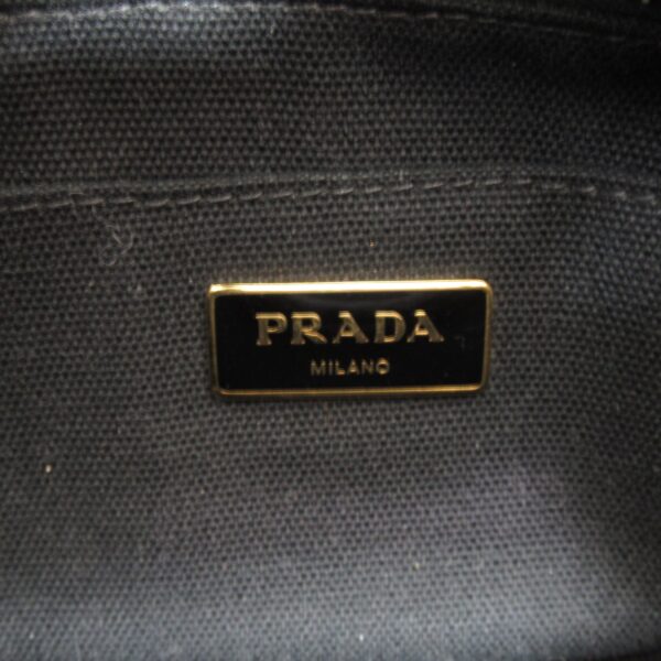 2101217599856 10 Prada Kanapa 2Way Tote Bag Black