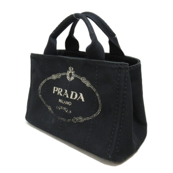 2101217599856 4 Prada Kanapa 2Way Tote Bag Black