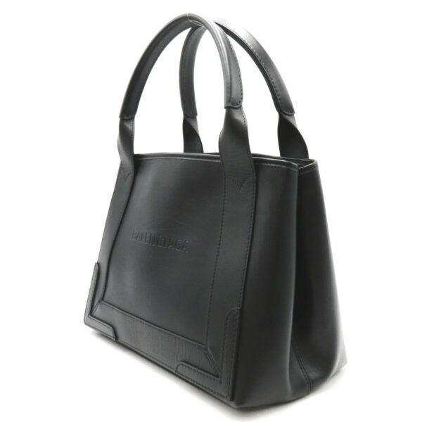 2101217605052 4 Balenciaga Small Cabas Tote with Pouch Calf Smooth Leather Black