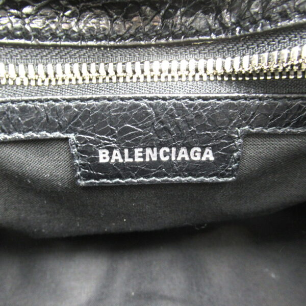 2101217612074 6 Balenciaga Neo Cagoule XS Spike 2Way Shoulder Bag Leather Black