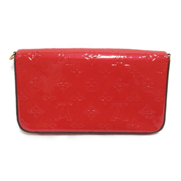 2101217623711 4 Louis Vuitton Pochette Felice Shoulder Bag Leather Vernis Red