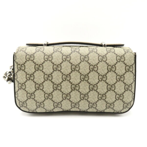 2101217626279 2 Gucci GG Supreme Shoulder Bag Beige Ebony