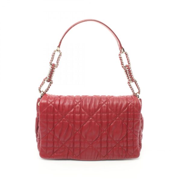 2101217631822 1 Dior Cannage Shoulder Bag Leather Red