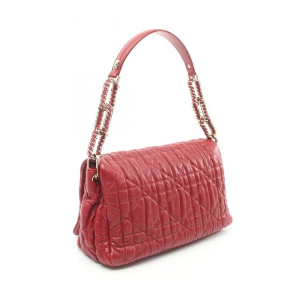 2101217631822 2 Dior Cannage Shoulder Bag Leather Red