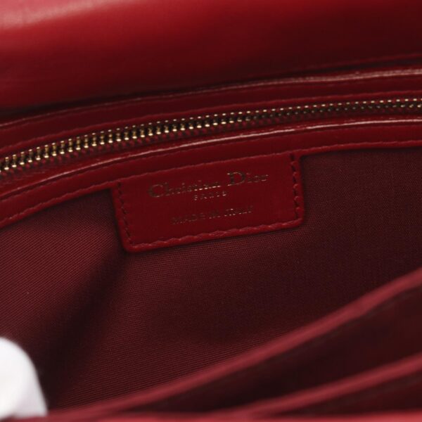 2101217631822 4 Dior Cannage Shoulder Bag Leather Red