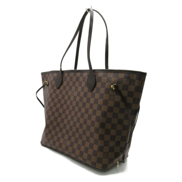 2101217632898 Louis Vuitton Neverfull MM Tote Bag Damier Brown