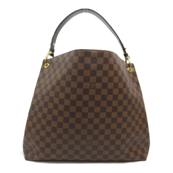 2101217641722 3 Louis Vuitton Graceful MM Shoulder Bag Damier Brown