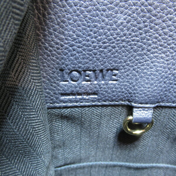 2101217670609 6 Loewe Hammock Small Shoulder Bag Leather Navy